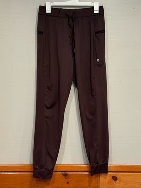 G Gradual Women's Joggers Pants Size M Burgundy